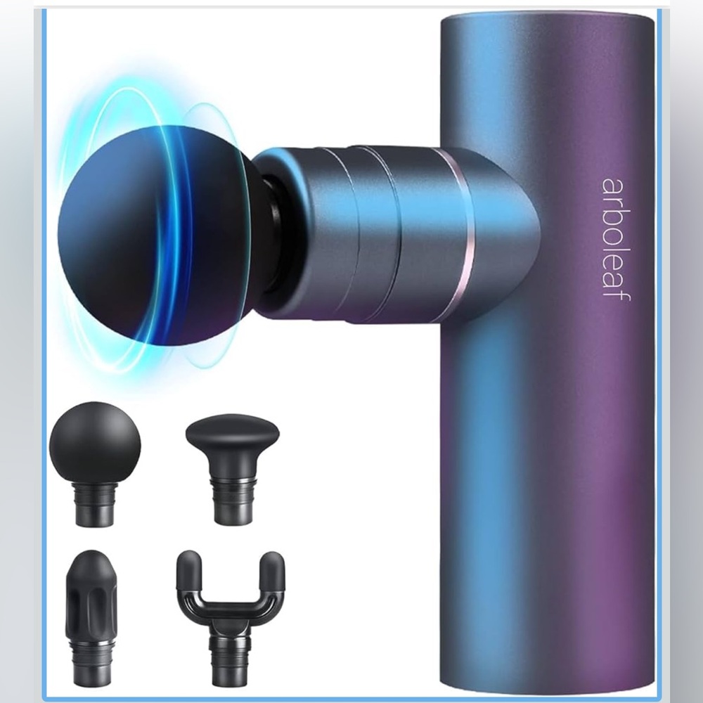 Massage Gun with 4 Heads
